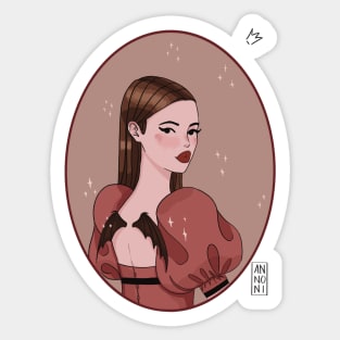 Vampire girl Sticker